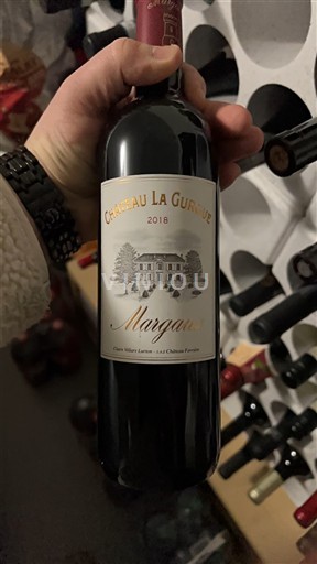 Bordeaux Margaux Château La Gurgue 2018