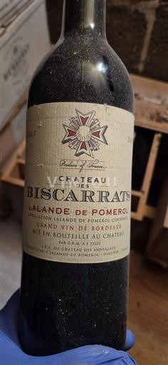 Bordeaux Lalande-de-Pomerol Château S Biscarrats 2007
