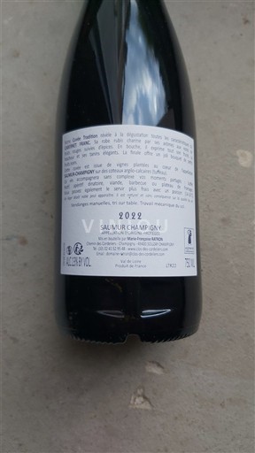 Valle del Loira Saumur-Champigny Clos des Cordeliers Tradition 2022