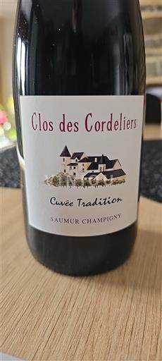 Thung lũng sông Loire Saumur-champigny Clos des Cordeliers Tradition 2022