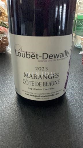 Burgundsko Maranges Domaine Loubet-Dewailly 2023