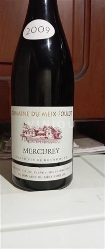 Burgundi Mercurey Domaine Meix-Foulot 2009