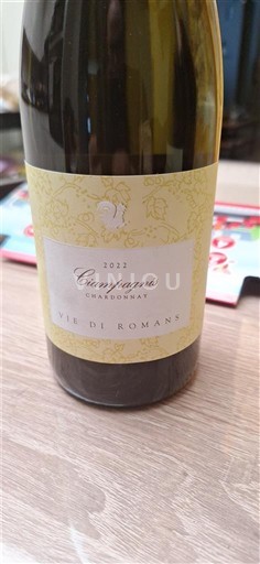 Viner Blanc sec Ciampagnis Chardonnay Vie di Romans 2022 Italien Friuli-Venezia Giulia Friuli Isonzo DOC