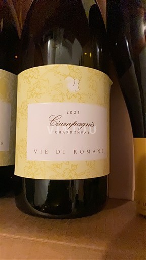 Friuli-Venezia Giulia Frioul Isonzo Vie di Romans Ciampagnis Chardonnay 2022