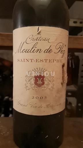 Burdeos Saint-Estèphe Château Moulin de Pez 2005