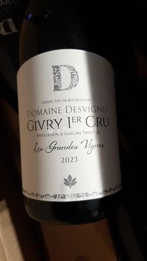 Bourgogne Givry Premier Cru Domaine Svignes Les Grandes Vignes 2023