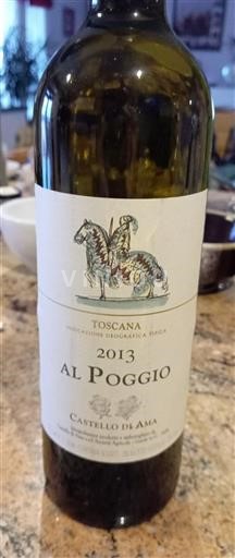Tuscan Wines Unspecified Castello di Ama Al Poggio 2013