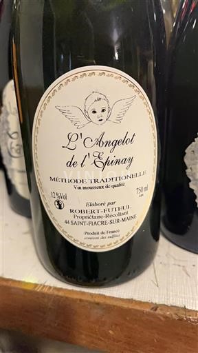 Loiren laakso Muscadet-sèvre-et-maine Robert Pitault L'Angelot de l'Epinay Ei vuosikertaa