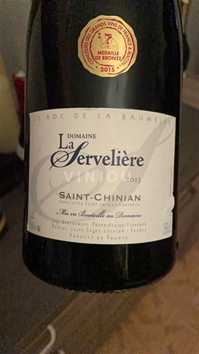 Languedoc Saint-Chinian Domaine La Servelière 2013
