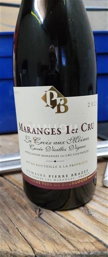 Burgundsko Maranges Premier Cru Domaine Pierre Brisset La Croix aux Moines - Vieilles Vignes 2023