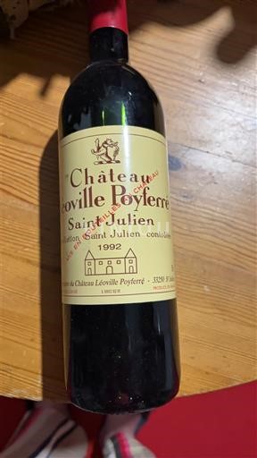 Bordoja Saint-Julien Grand Cru Château Léoville Poyferré 1992
