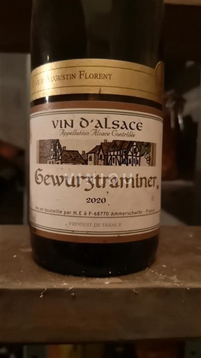 Elzas Gewurztraminer Domaine Augustin Florent Gewurztraminer 2020