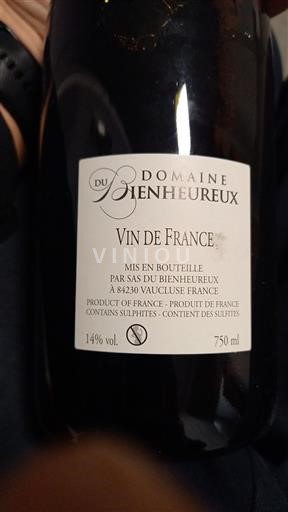 Rhônedalen Ospecificerad Domaine Bienheureux Icke årgångsbetecknad