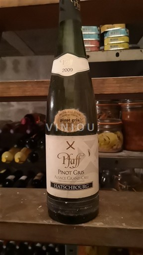 Alsace Pinot Grå Grand Cru Pfaff 2009