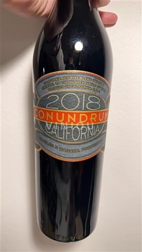 Kalifornské AVA Nespecifikováno Conundrum 2018