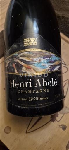 Mousserende vine Blanc brut Réserve Henri Abelé 1990 Frankrig Champagne AOC