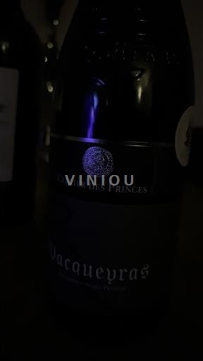 Rhônen laakso Vacqueyras Cellier des Princes Ei vuosikertaa