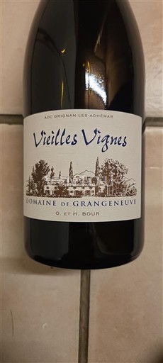 Valle del Rodano Grignan-les-adhémar Domaine Grangeneuve Vieilles Vignes 2015
