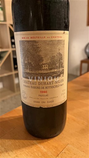 Bordeaux Pauillac Château Hart-Milon 1986