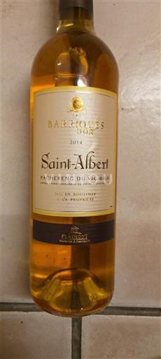 Sud-Ouest Pacherenc-du-vic-bilh Plaimont Barriques d'Or Saint-Albert 2014