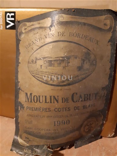 Bordeaux Ni doloceno Moulin de Cabut 1990