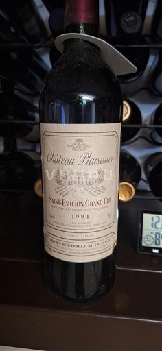 Bordeaux Saint-Émilion Grand Cru Grand Cru Château Plaisance 1994