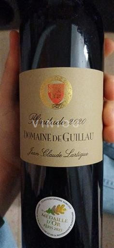 Bordeaux Domaine Guillau Plénitude 2020