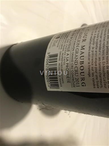 Bordeaux Saint-Émilion Grand Cru Domaine Cour Maubourg 2011 2011