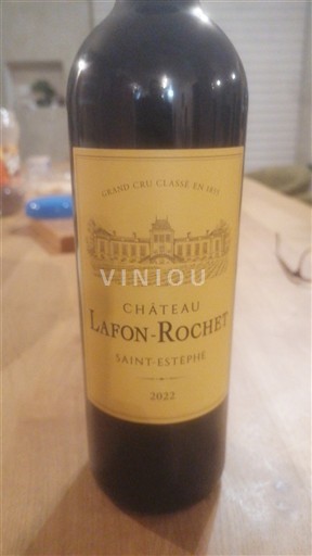 Bordeaux Saint-Estèphe Grand Cru Château Lafon-Rochet 2022