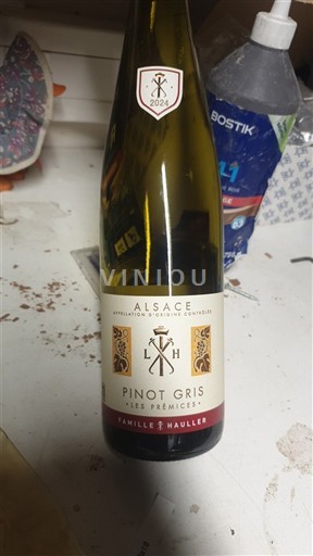Vini Blanc sec Les Prémices Famille Hauller 2024 Francia Alsazia Vin de France