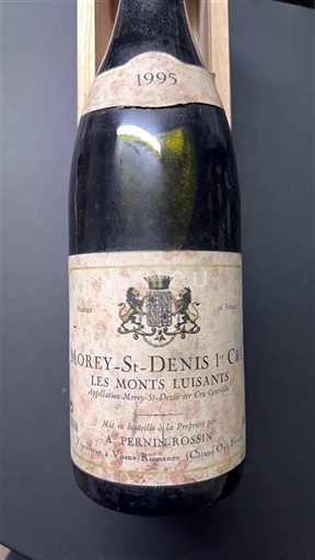 Vinhos Rouge sec Les Monts Luisants Domaine Perrin-Rossin 1995 França Borgonha Morey-Saint-Denis AOC Premier Cru