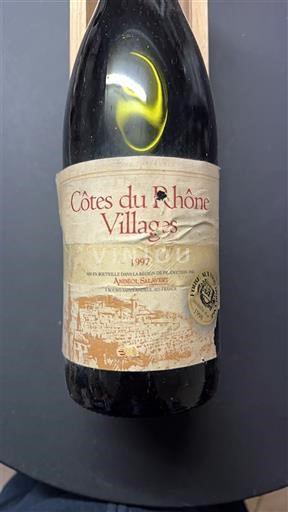 Rhônen laakso Côtes-du-rhône-villages Andéol Salavert 1997