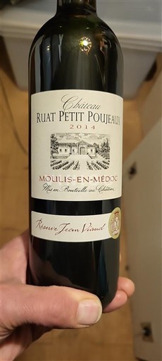 Bordeaux Moulis-en-Médoc Château Ruat Petit Poujeaux Jean Panal 2014