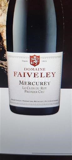 Borgogna Mercurey Premier Cru Domaine Faiveley Le Clos du Roy 2022