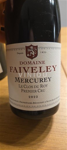 Burgundsko Mercurey Premier Cru Domaine Faiveley Le Clos du Roy 2022