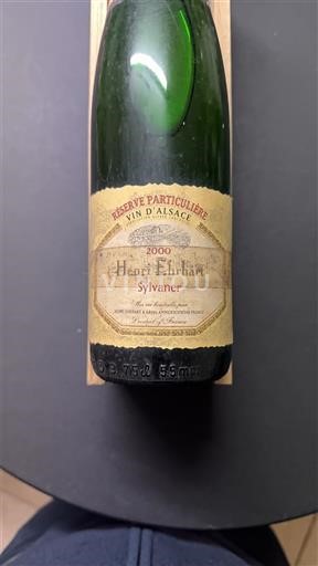 Vine Blanc sec Réserve Particulière Henri Ehrhart 2000 Frankrig Alsace Vin de France