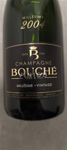 Champagne Champagne Bouché Père & Fils Millésime 2004