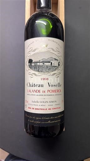 Bordeaux Lalande-de-pomerol Château Voselle 1998