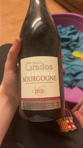 Bourgondië Bourgogne Yannick Grados Élevé sur Fût 2021