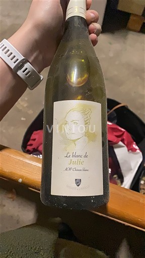 Loiren laakso Chinon Domaine David galle Le blanc de Julie 2021