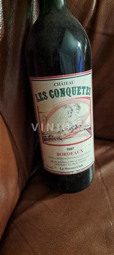 Burdeos Bordeaux Château Les Conquetes 1987