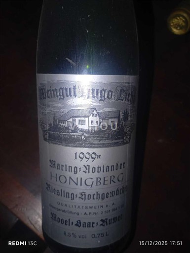 Mosela Weingut Hugo Koch Honigberg Riesling Hochgewächs 1999