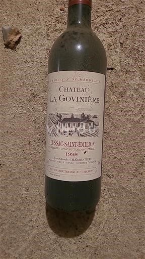 Bordeaux Lussac-saint-émilion Château La Govinière 1998