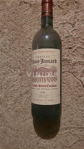 Bordeaux Lussac-saint-émilion Château Haut-Jamard 1998