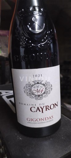 Rhônen laakso Gigondas Domaine Cayron 2021