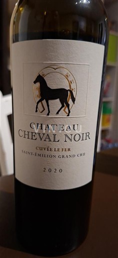 Bordeaux Saint-Émilion Grand Cru Grand Cru Château Cheval Noir Le Fer 2020