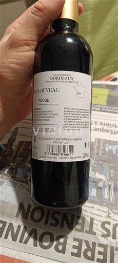 Burdeos Bordeaux Boubeyrac Sin añada