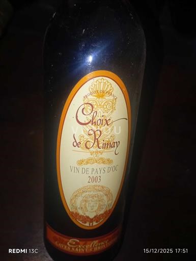 Langvedok Ni doloceno Choix de Rimay 2003