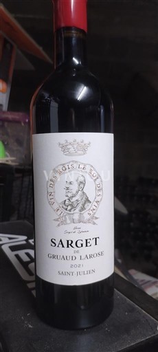 Bordeaux Saint-Julien Château Gruaud Larose Sarget 2021