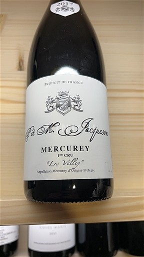 Burgundsko Mercurey Premier Cru P et M. Jacquesson Les Velley 2017